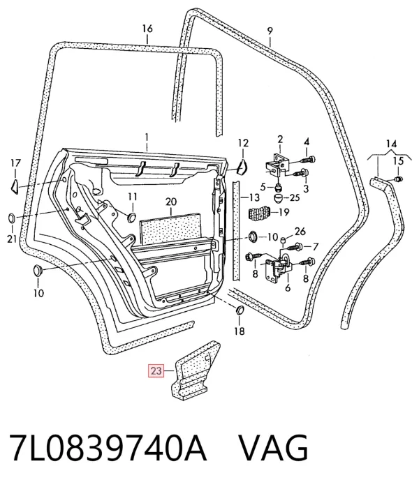  7L0839740A VAG