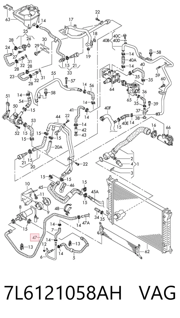  7L6121058AH VAG
