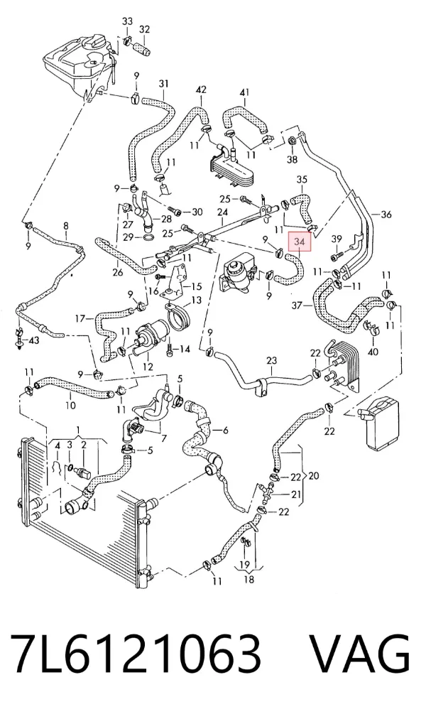  7L6121063 VAG