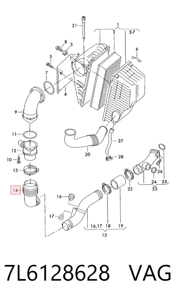  7L6128628 VAG