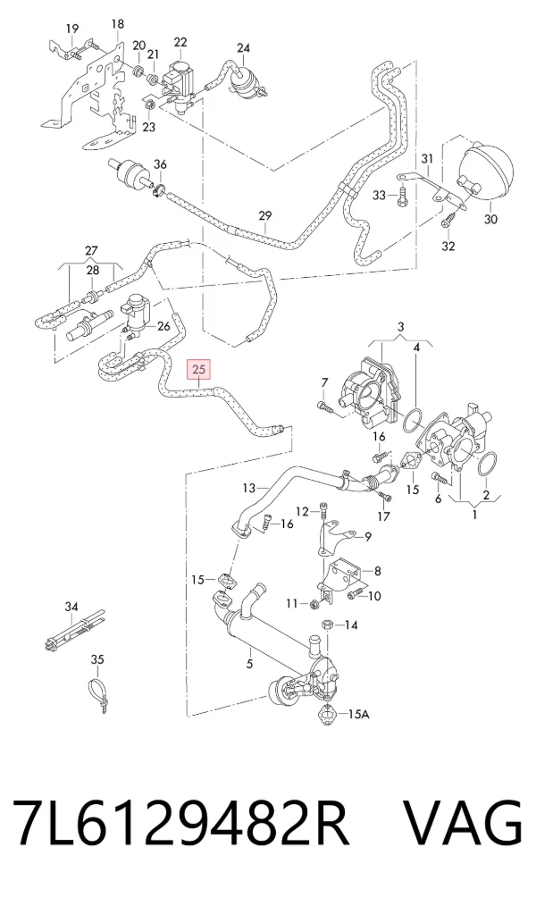  7L6129482R VAG