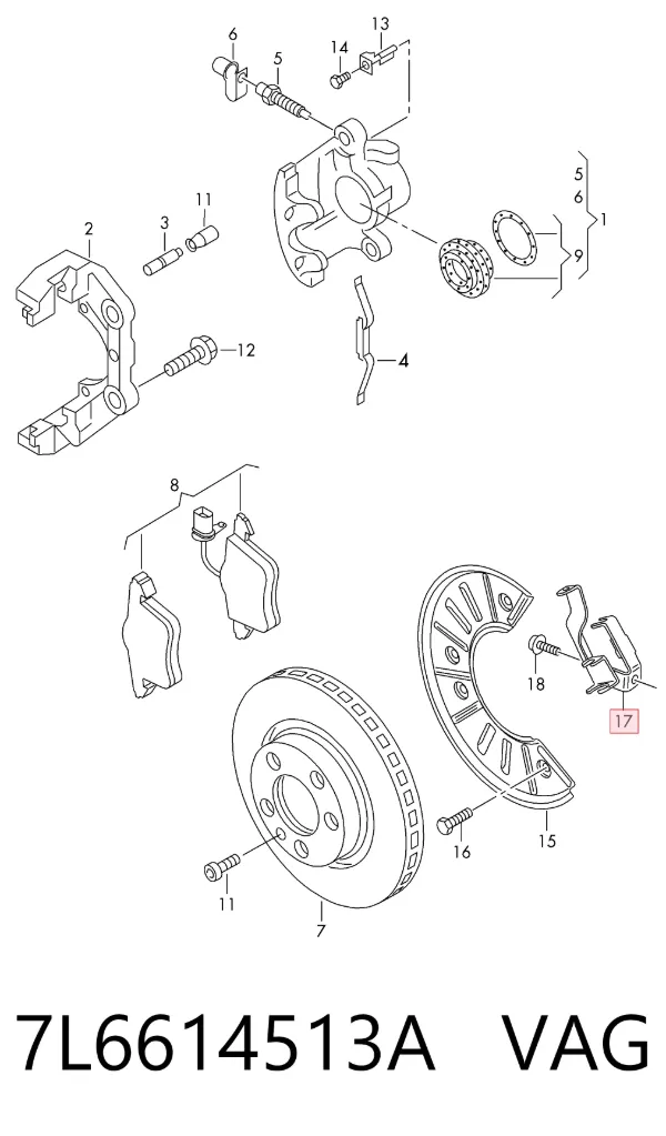  7L6614513A VAG