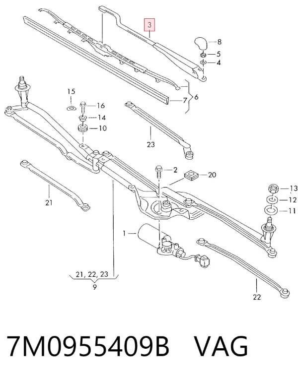  7M0955409B VAG