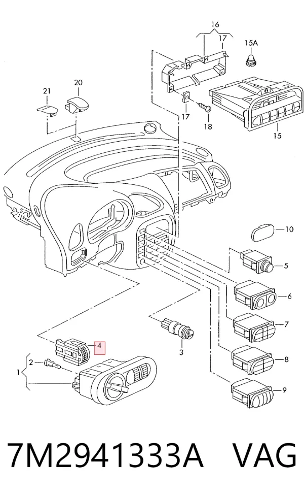  7M2941333A VAG