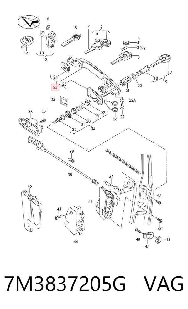  7M3837205G VAG