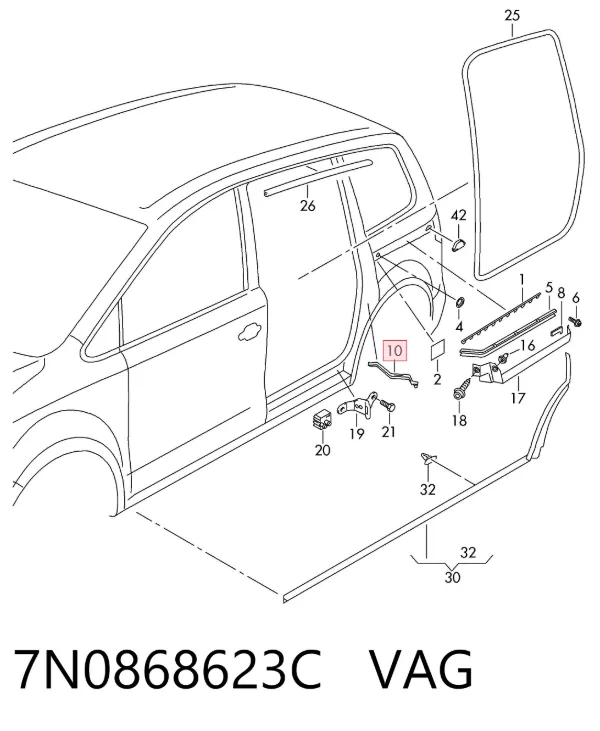  7N0868623C VAG