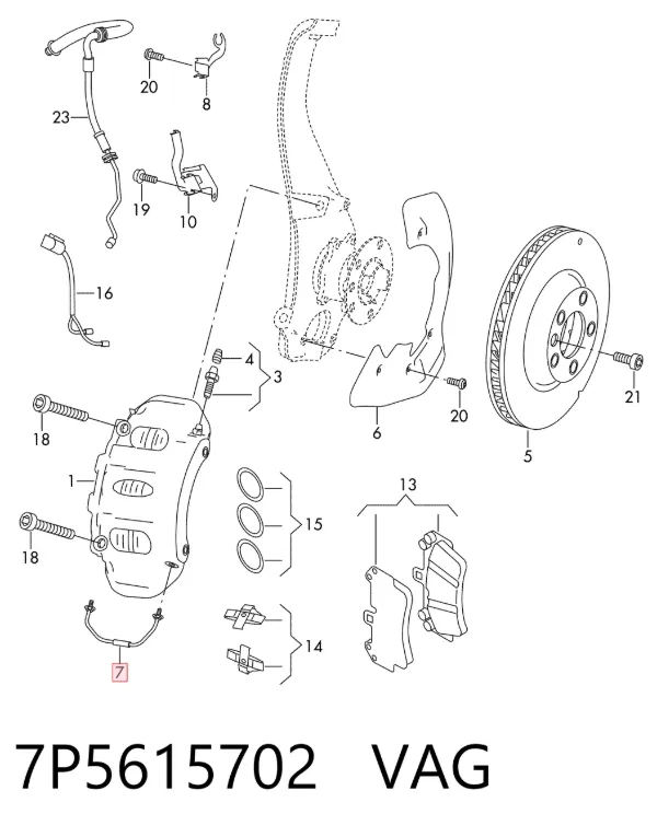  7P5615702 VAG