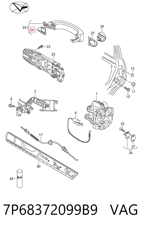  7P68372099B9 VAG