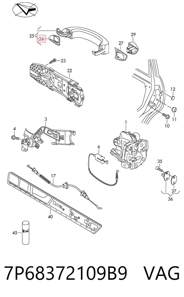  7P68372109B9 VAG