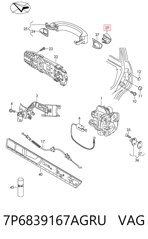  7P6839167AGRU VAG