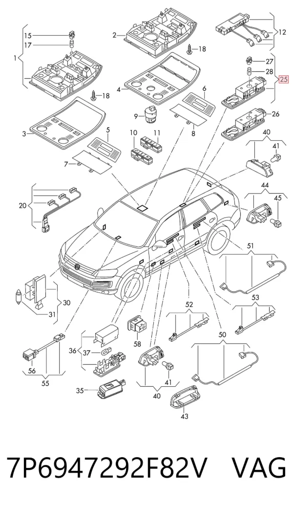  7P6947292F82V VAG