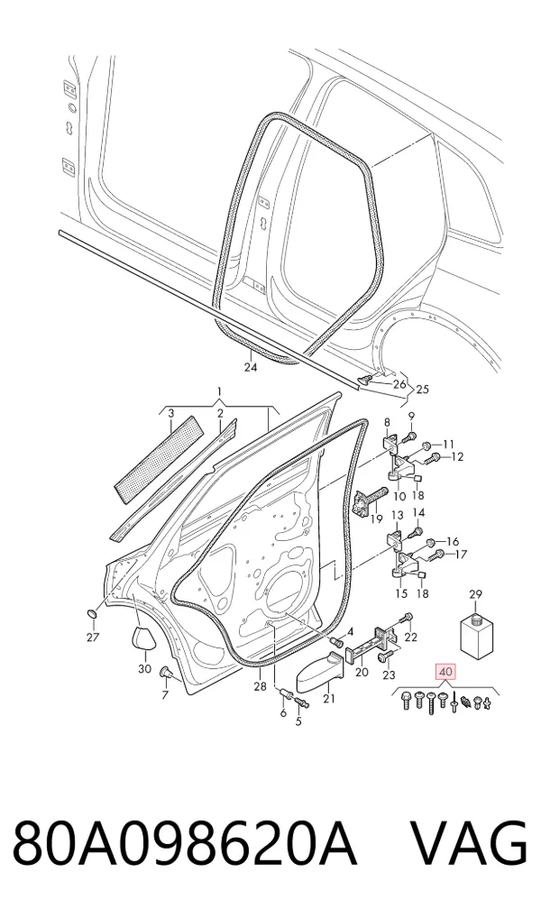  80A098620A VAG