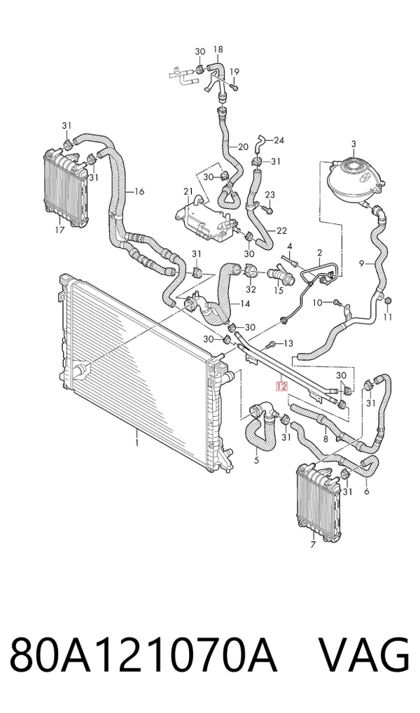  80A121070A VAG