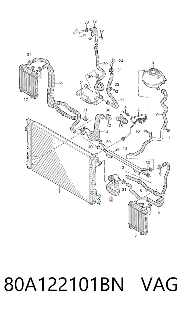  80A122101BN VAG