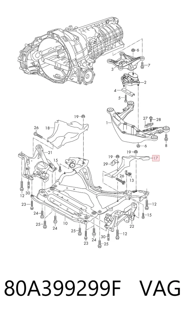 80A399299F VAG