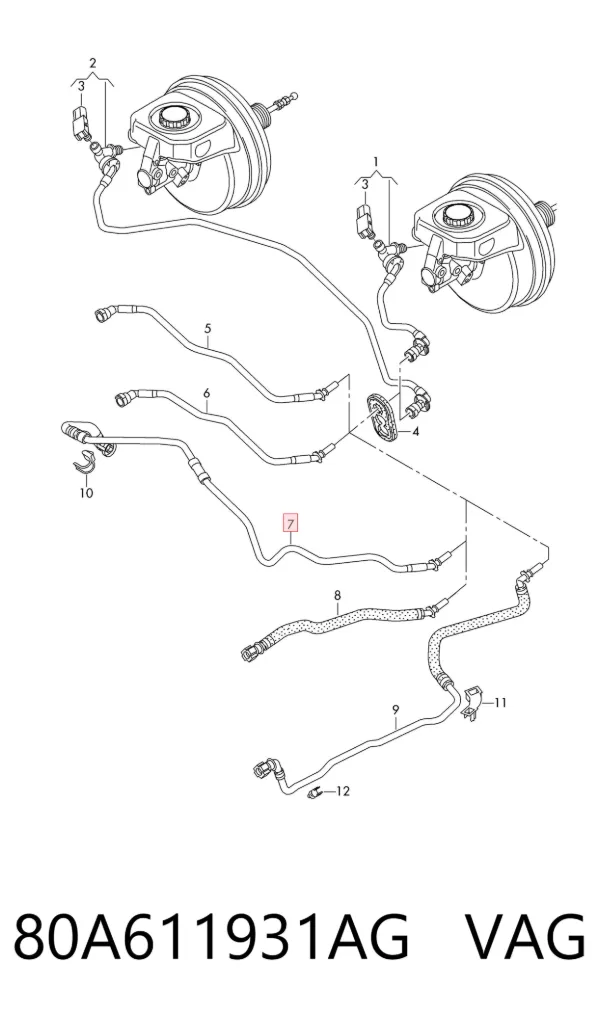  80A611931AG VAG