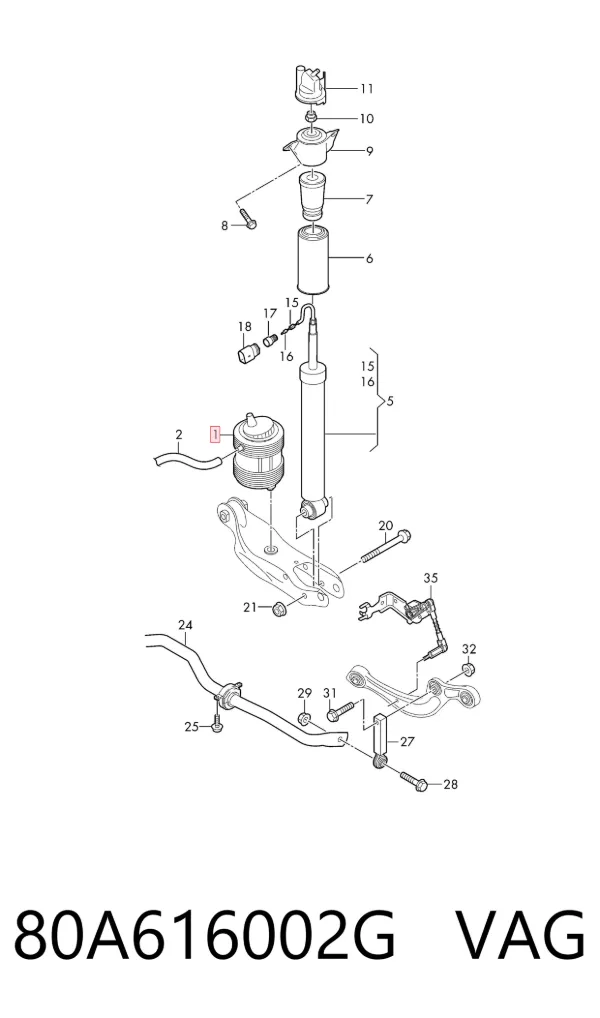  80A616002G VAG