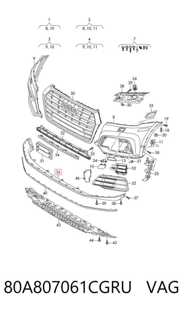  80A807061CGRU VAG