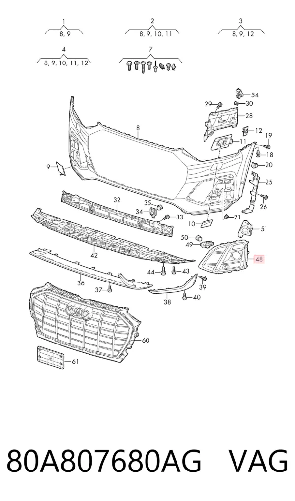  80A807680AG VAG