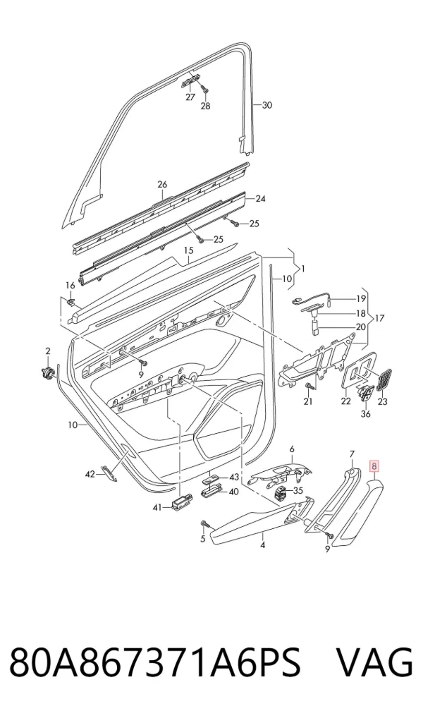  80A867371A6PS VAG