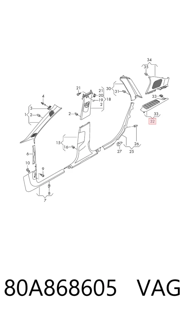  80A868605 VAG
