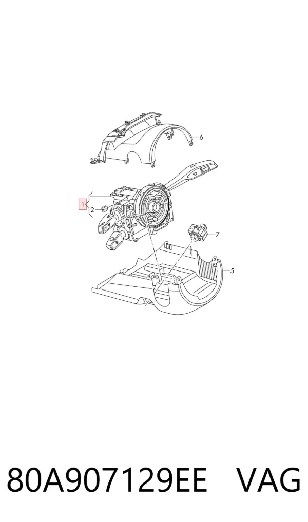  80A907129EE VAG