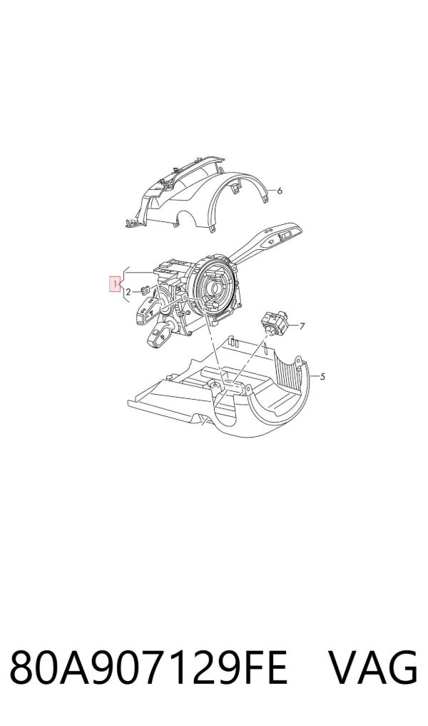  80A907129FE VAG