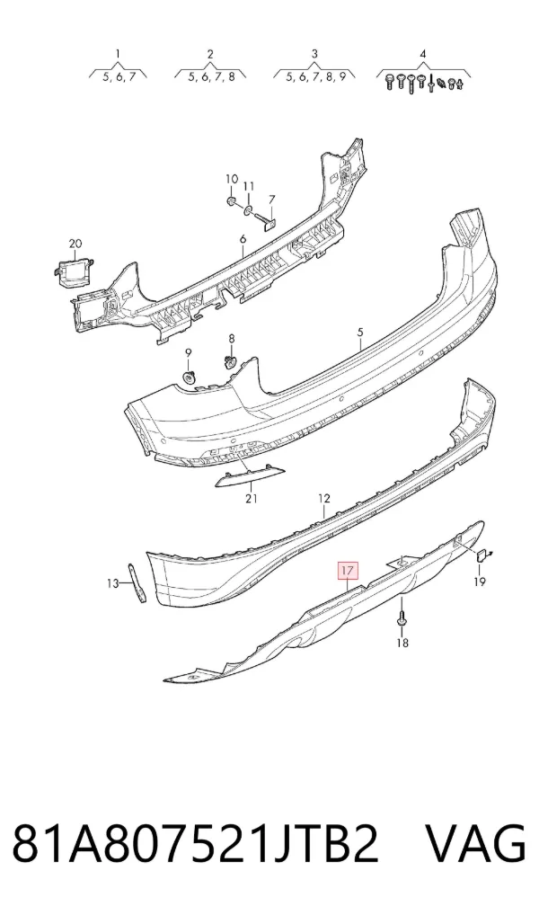  81A807521JTB2 VAG