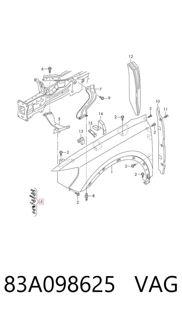  83A098625 VAG