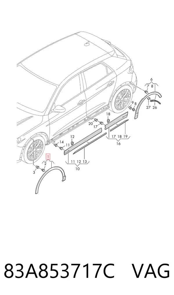  83A853717C VAG