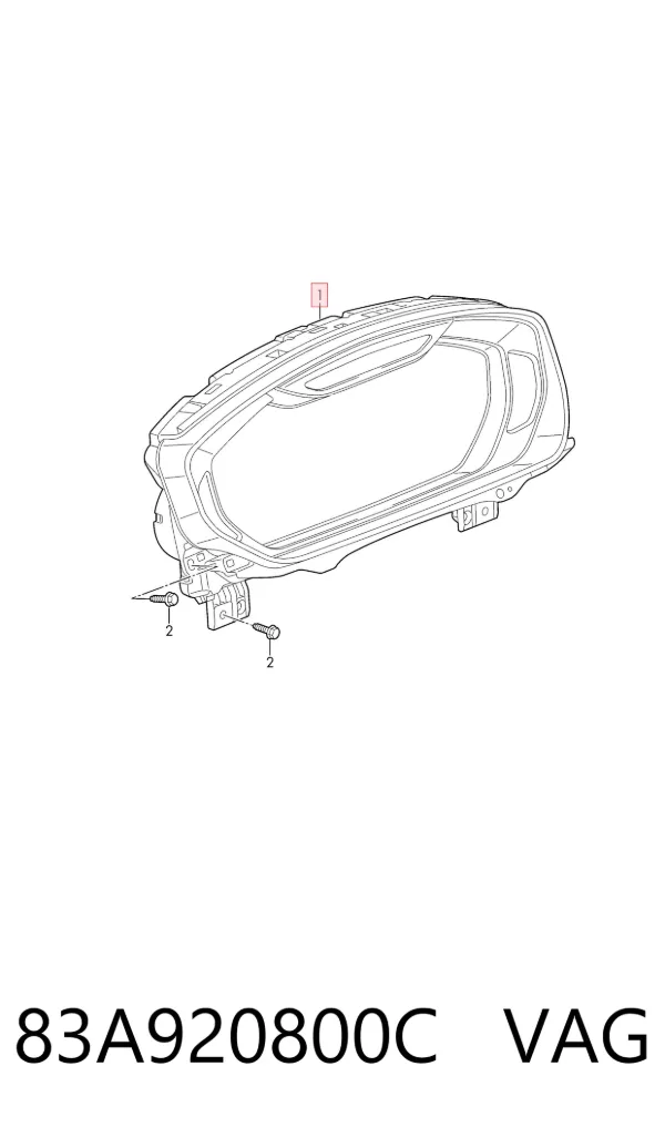Панель приборов 83A920800C VAG