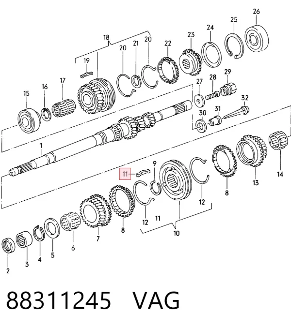  88311245 VAG
