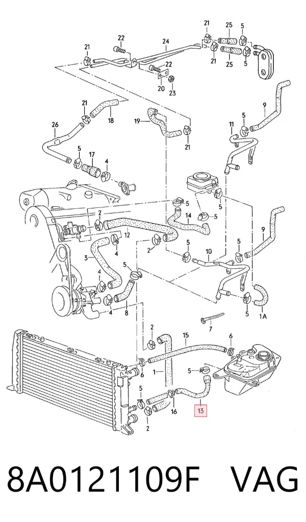  8A0121109F VAG