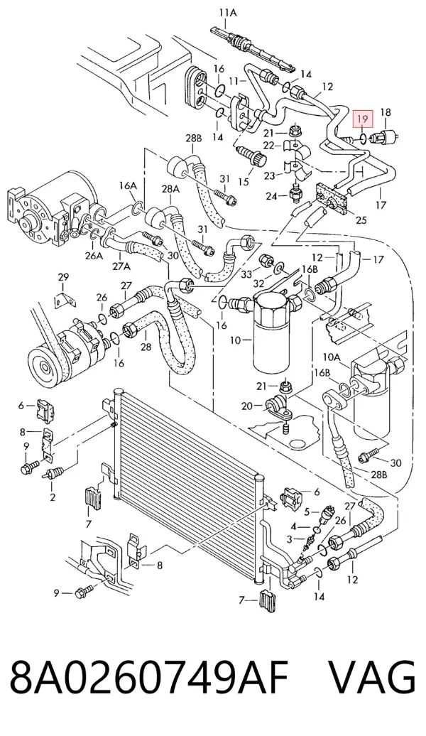 8A0260749AF VAG
