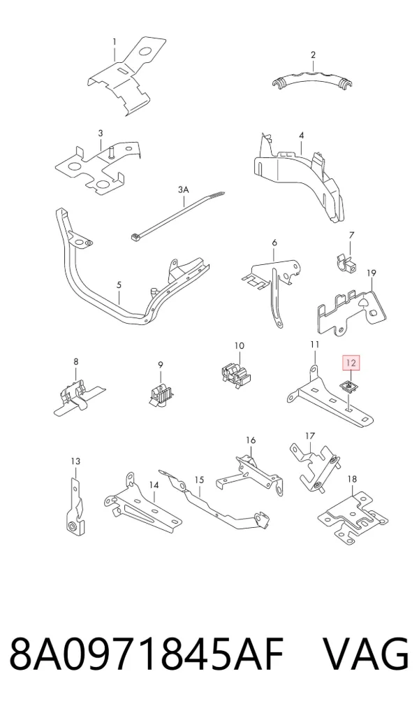  8A0971845AF VAG