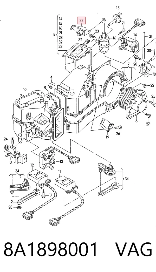  8A1898001 VAG