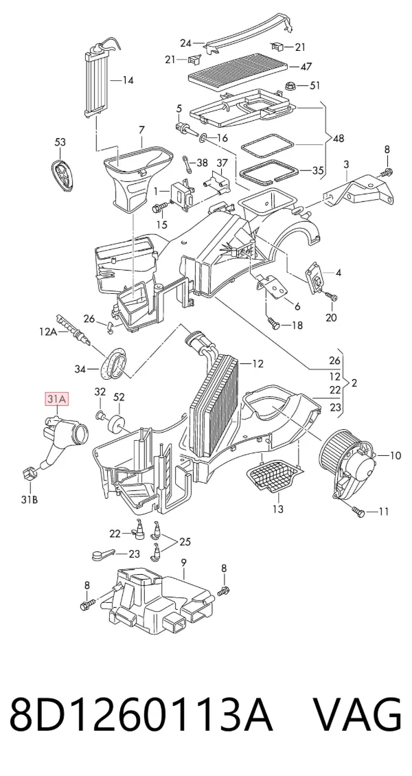  8D1260113A VAG