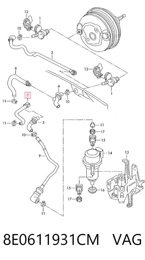  8E0611931CM VAG
