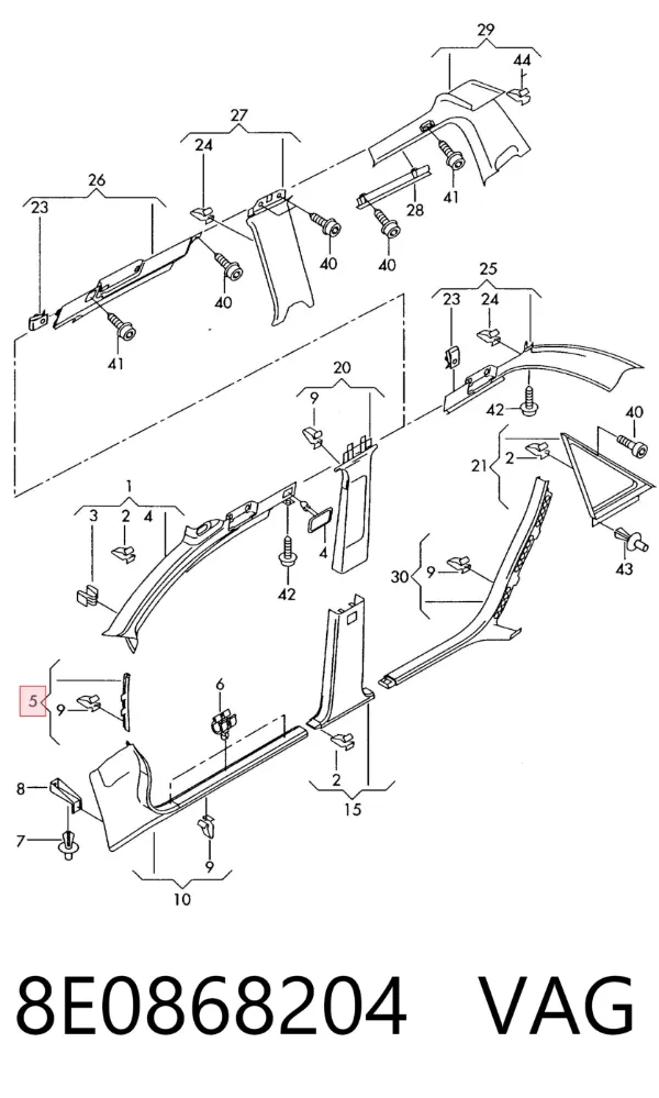  8E0868204 VAG