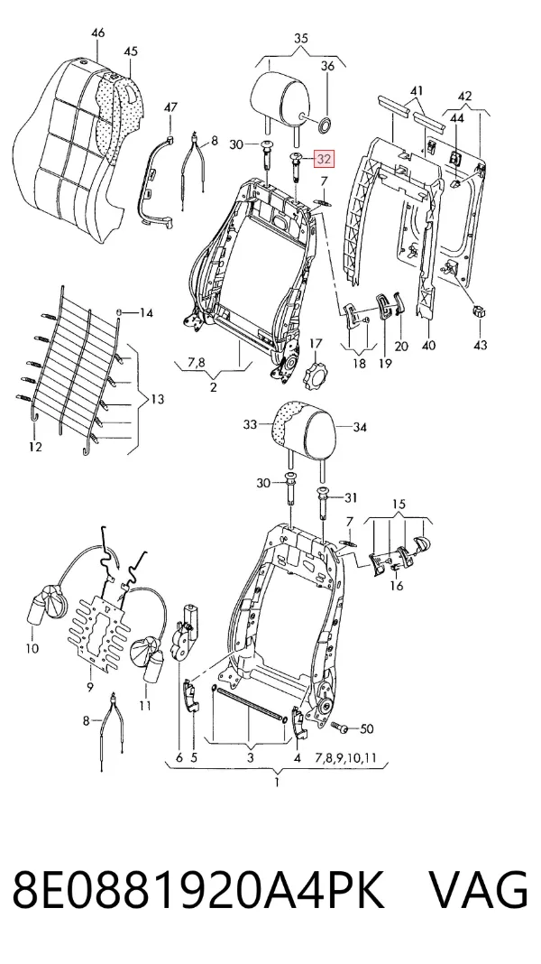  8E0881920A4PK VAG