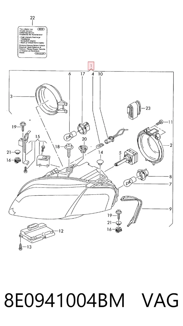  8E0941004BM VAG