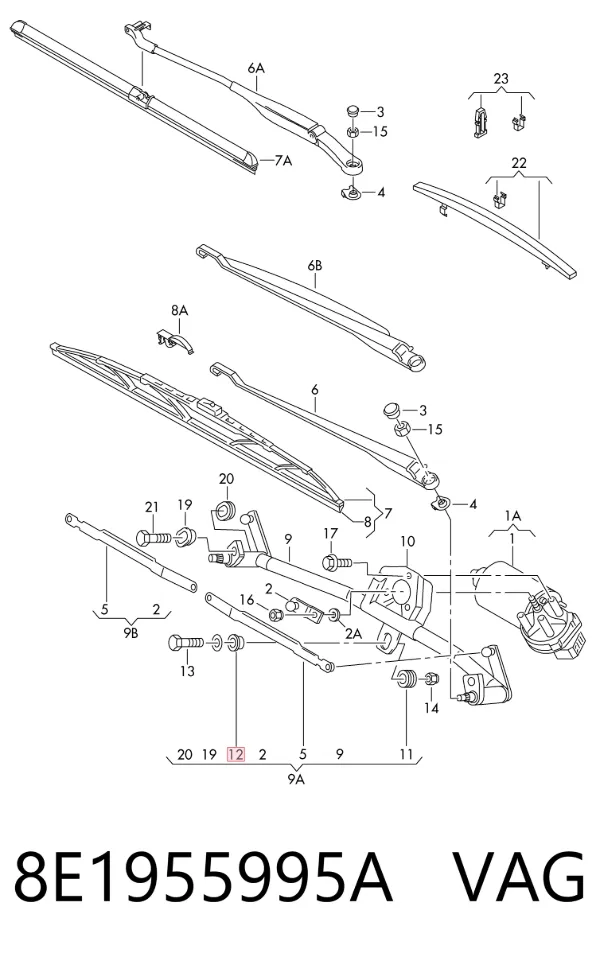  8E1955995A VAG