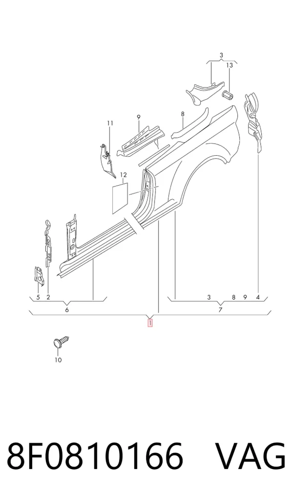  8F0810166 VAG