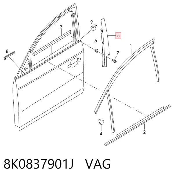  8K0837901J VAG