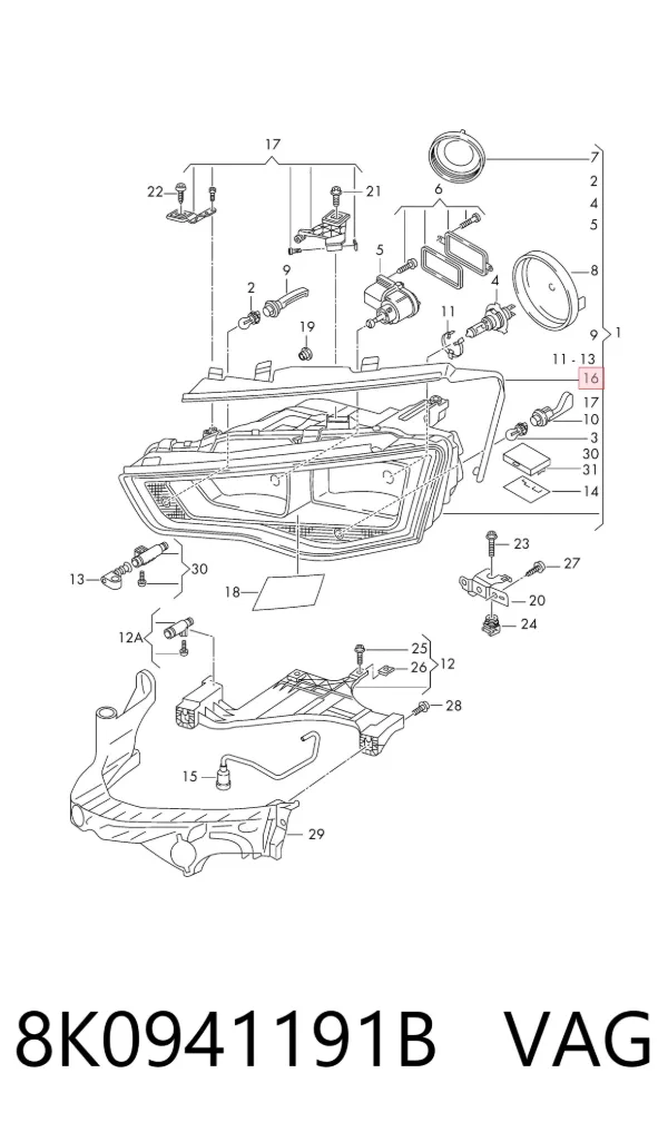  8K0941191B VAG