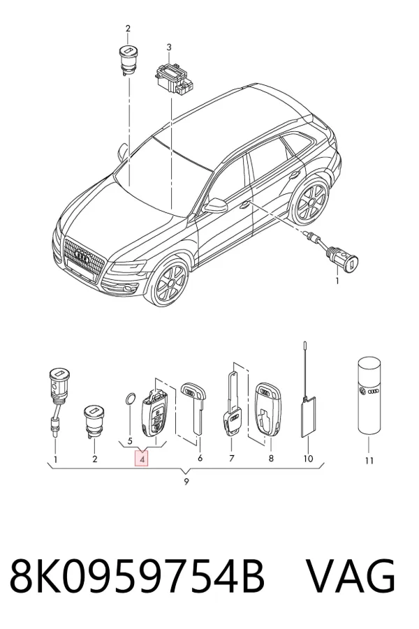  8K0959754B VAG