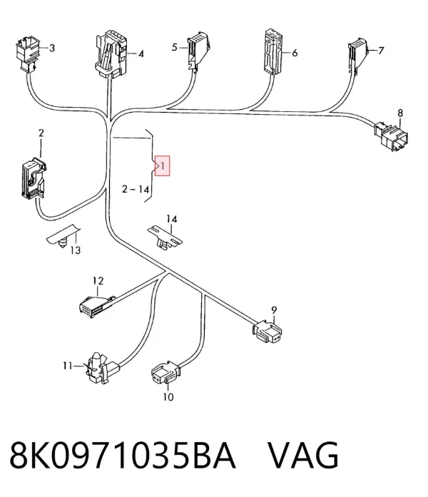  8K0971035BA VAG