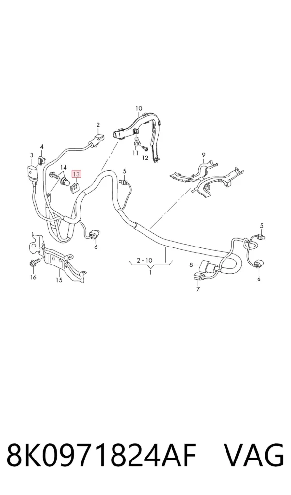  8K0971824AF VAG