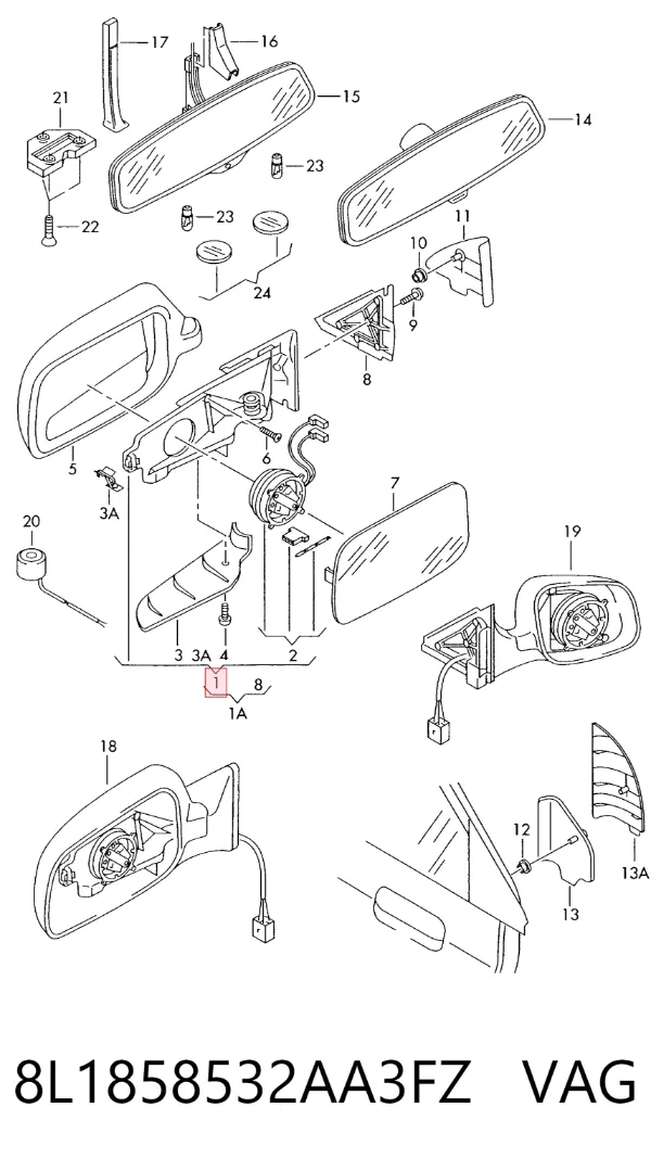  8L1858532AA3FZ VAG