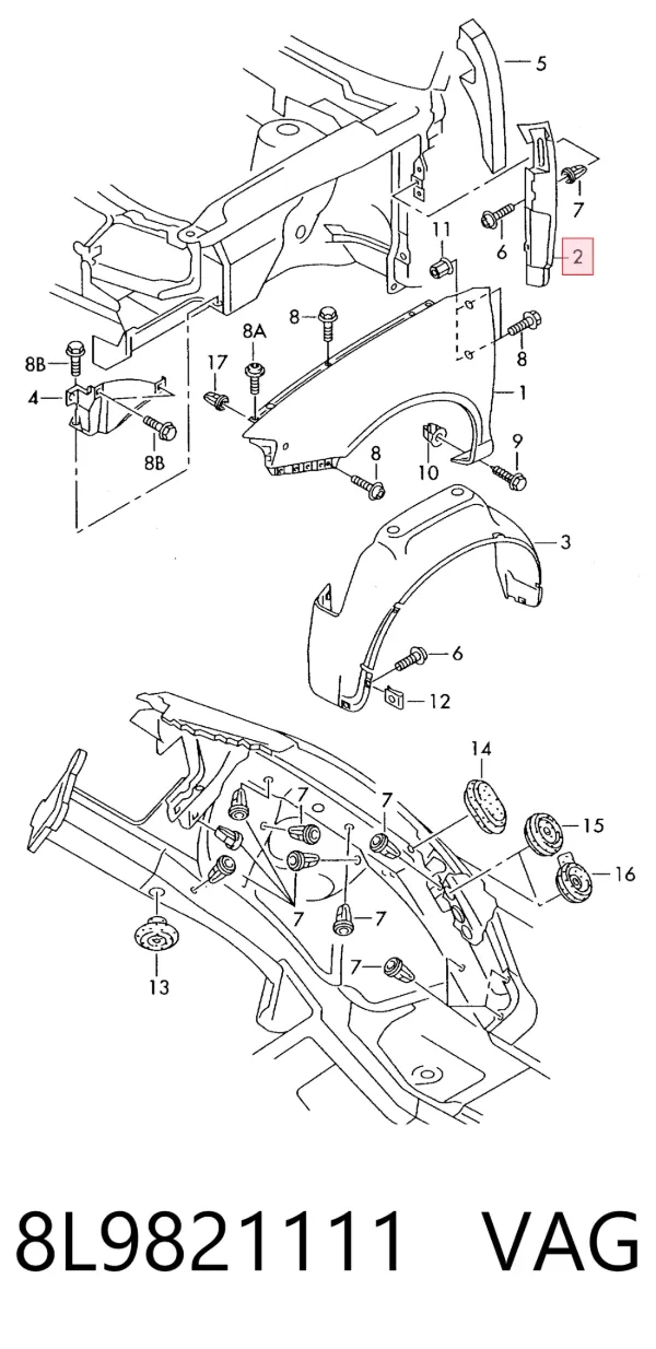  8L9821111 VAG
